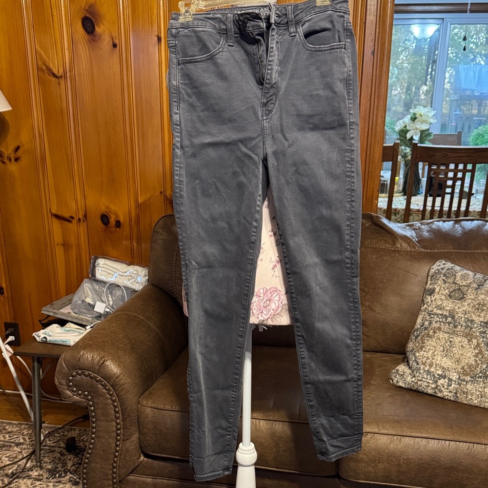 American Eagle Outfitters Dark Gray Skinny Jeans